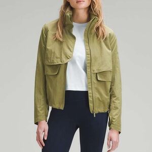 Lululemon Always Effortless Jacket Bronze Green 12